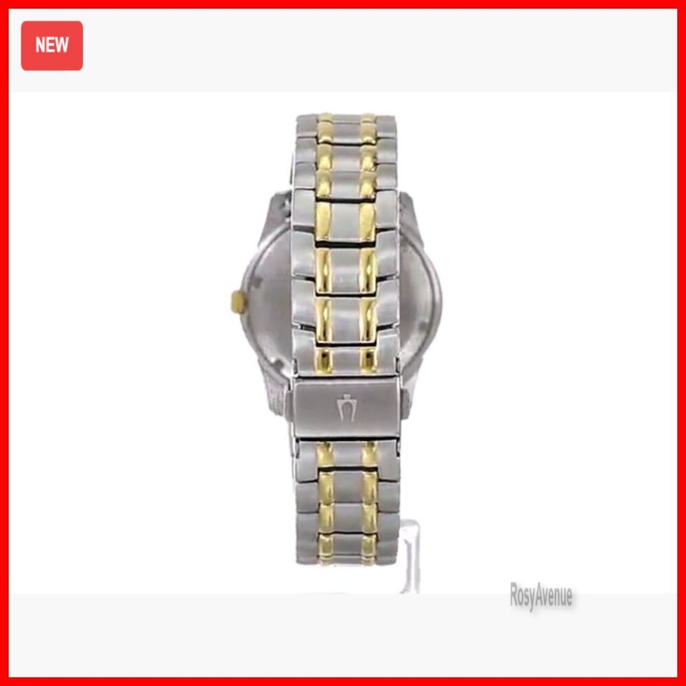 Men's Stainless Steel Quartz Watch 38mm Date Display Dress Style - Picture 5 of 5
